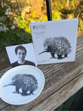 Maxwell Williams Marini Ferlazzo 4.5” Ceramic Dish Short- Beaked Echidna As Is